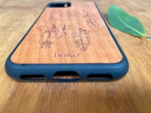 Wooden Google Pixel 4 and 4XL Case with Dreamcatcher Engraving