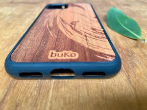 Wooden Google Pixel 4 and 4XL Case with Surfer Engraving