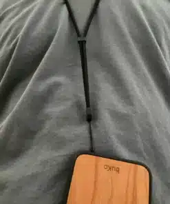 Phone travel strap on an iPhone