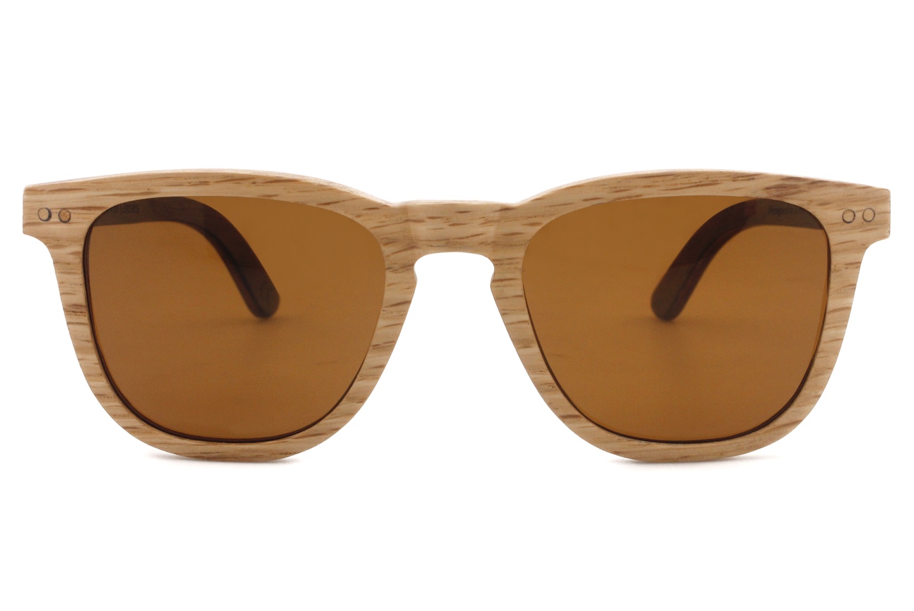 Walker Oak Wooden Sunglasses by BuKo
