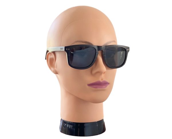 Ranger black wooden sunglasses on female model