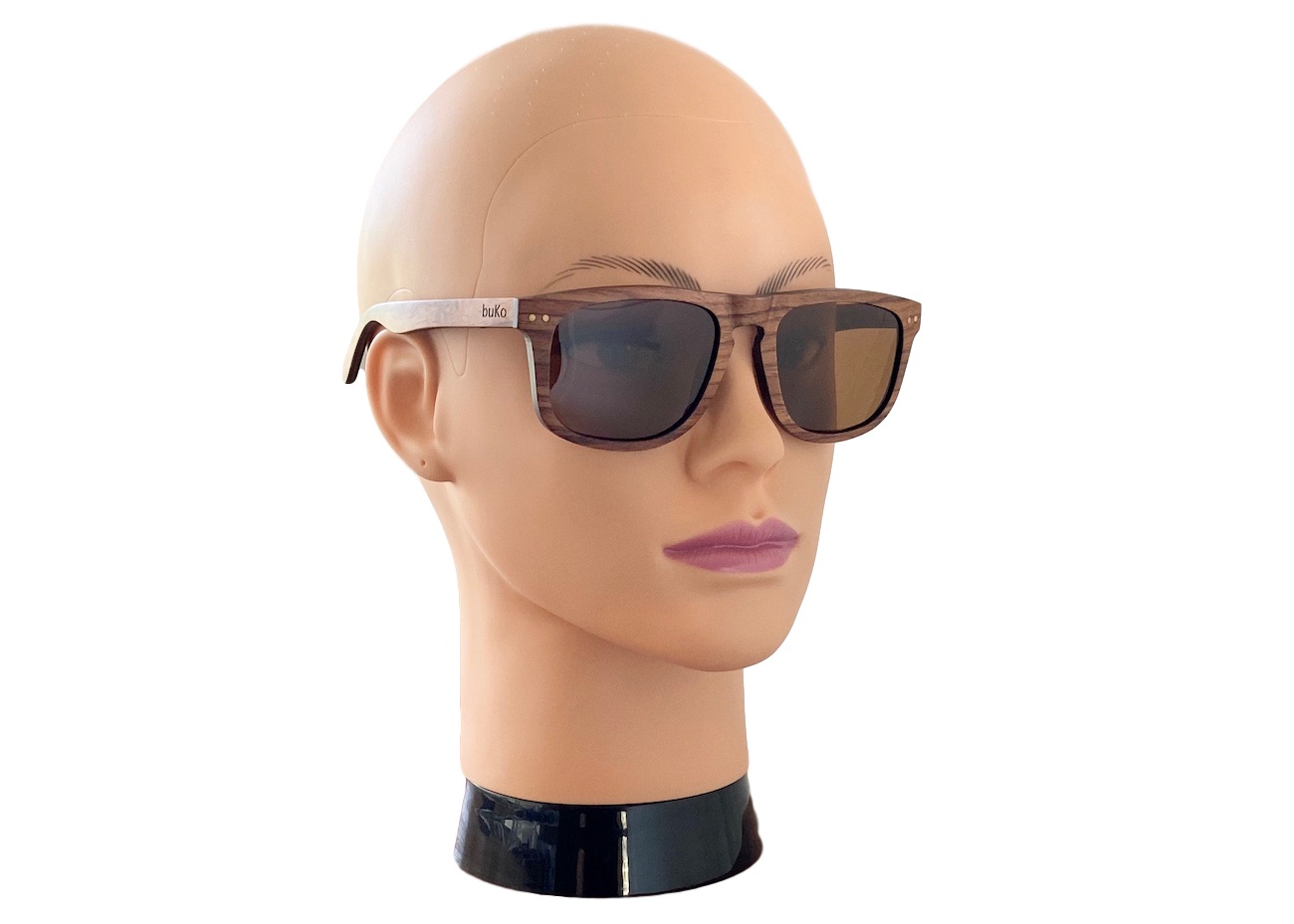 Ranger wooden sunglasses on woman model