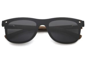 Stark wood sunglasses folded