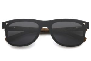 Stark wood sunglasses folded