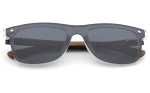 Stark wooden sunglasses folded