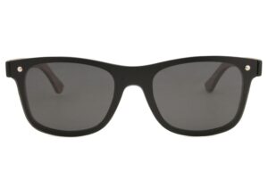 front of Stark wood sunglasses