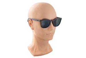 Walker black sunglasses on male model
