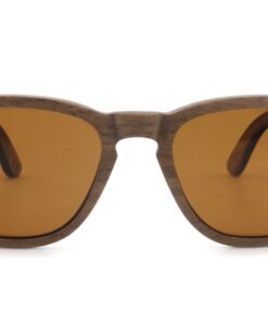 Walker wooden sunglasses with brown lenses