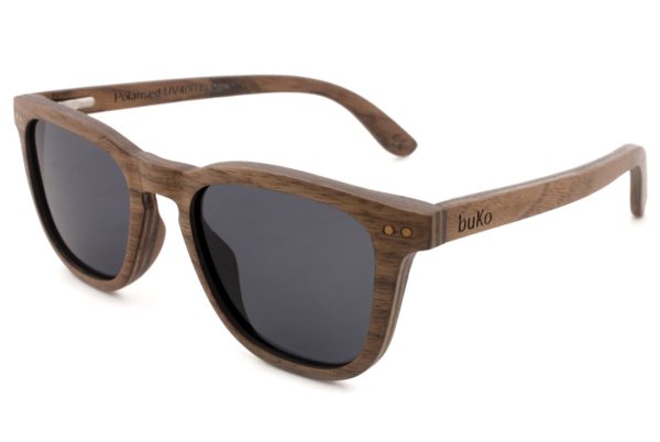 Walker wooden sunglasses with grey lenses