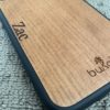 Personalised wooden phone case with Zac