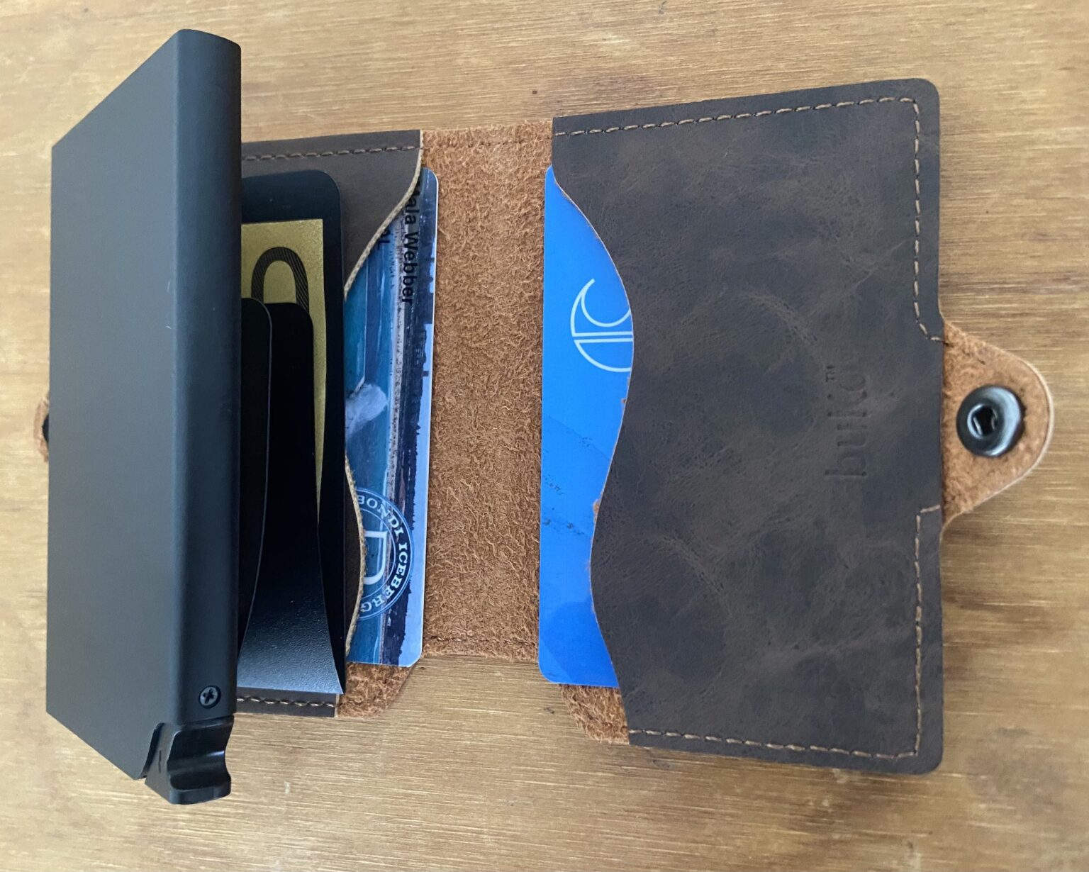 Vegan Leather Pop Up Card Wallet - Personalised Wallets - buKo
