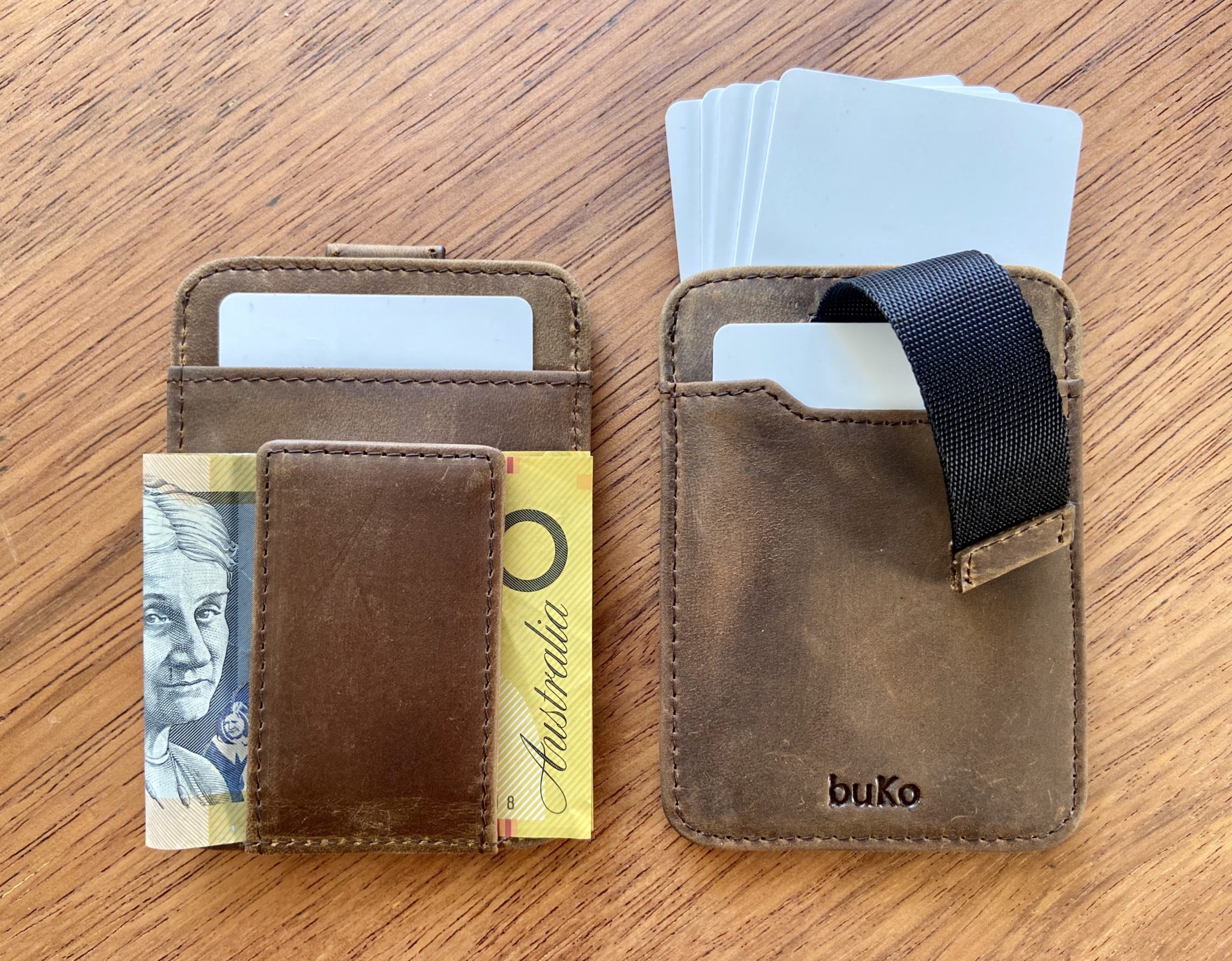 Pop Up Wallets - Leather Card & Cash Wallet - Personalised