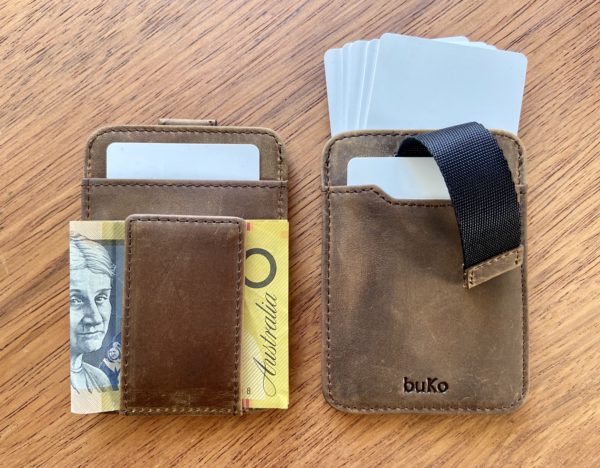Minimalist leather wallet