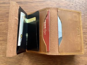 inside of airtags wallet