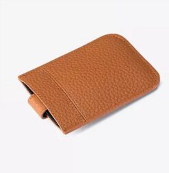 back of leather card wallet