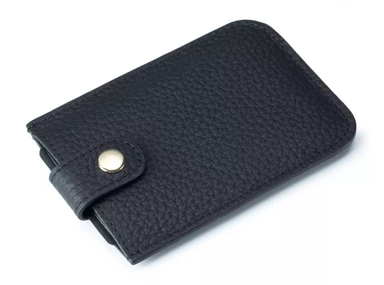 Slim Pull-Up Leather Card Holder - buKo