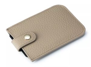 grey womens minimalist wallet