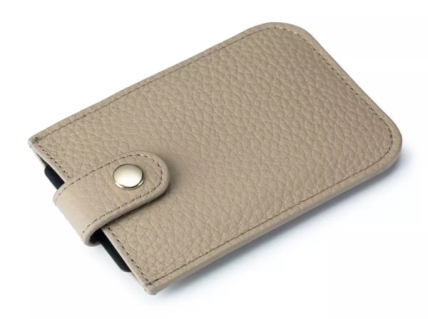 grey womens minimalist wallet