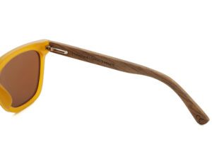 Hinges on Campbell wooden sunglasses