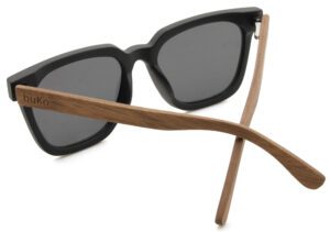 Miller wooden sunglasses back
