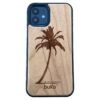 WoodeniPhone 14 case with palm tree