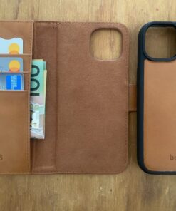 Leather Magnetic iPhone 15 wallet case