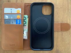 Leather iPhone 15 wallet style case