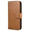 Detachable leather wallet case for iPhone