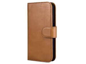 Detachable leather wallet case for iPhone