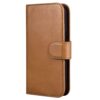 Detachable leather wallet case for iPhone