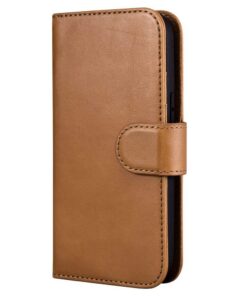 Detachable leather wallet case for iPhone