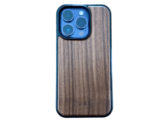 Walnut wood phone case