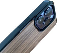 Walnut wood iPhone case