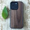 Walnut wood phone case