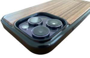 Walnut wooden iPhone case