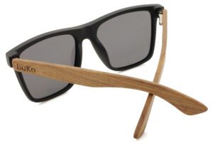 Blair wooden sunglasses back