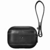Black leather AirPods Pro case