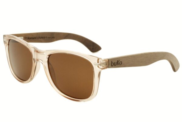 Champagne runaway wooden sunglasses