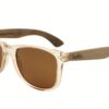 Champagne runaway wooden sunglasses