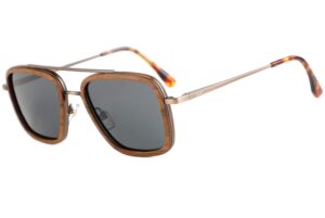 Hastings wood and metal sunglasses