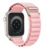 Pink alpine loop Apple Watch band