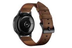 Samsung and Garmin 20mm brown leather watch band