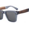 Avoca blue wood and acetate sunglasses