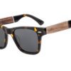 Avoca Sunglasses with wooden arms and tortoiseshell Frame