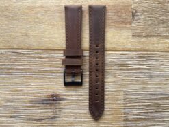 Dark Brown Leather Watch Band