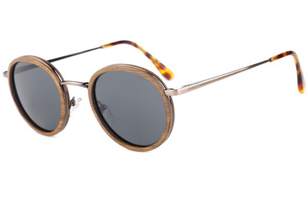 Kala sunglasses with wood and metal frame