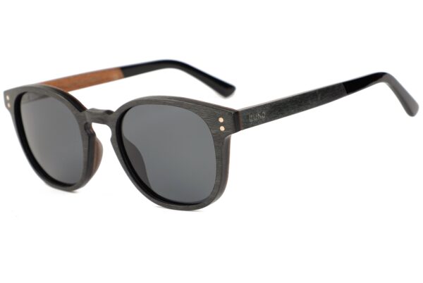 francis round wooden sunglasses