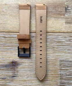 light brown leather watch band