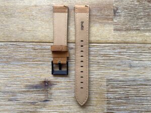 light brown leather watch band