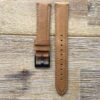 light brown tan leather watch band